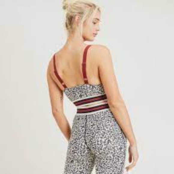 Mona b Leopard Print Sports Bra - Picture 2 of 9